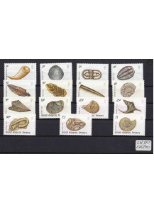 TERRITORI ARTICI BRITANNICI 15 francobolli fossili di Piante 1997 Nuovi